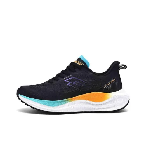 LOTTO Износостойкий и Легкий Низкий Топ Беговые Кроссовки Мужские Черные