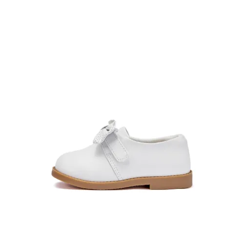 DAVE BELLA Противоскользящий Устойчивый к истиранию Дышащий Легкий Детская кожаная обувь Белый Детский
