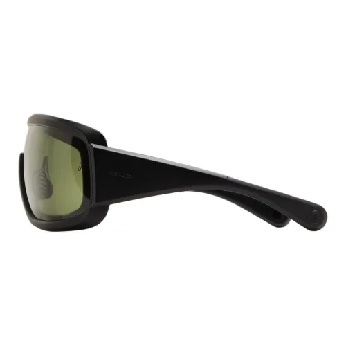 Moncler Литье Пластик Прямоугольный Солнцезащитные очки Унисекс Черный