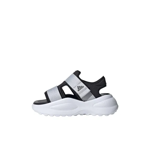 Adidas Mehana Детские сандалии Черно-серый Для дошкольников