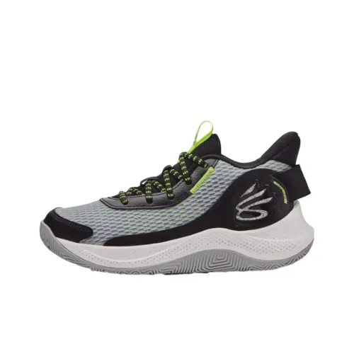 Under Armour Curry Детские баскетбольные кроссовки Low Топ Современный серый Унисекс