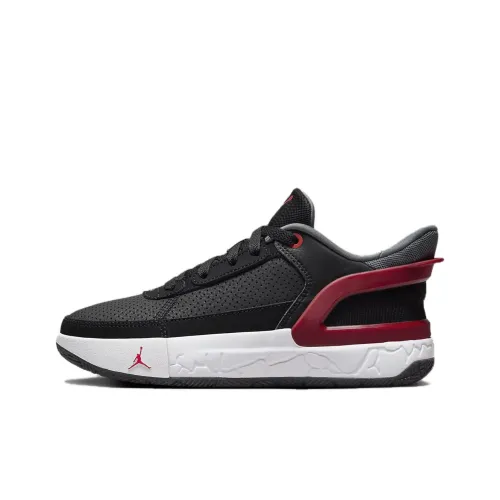 Джордан DAY1 Rebound Low Top Детские Баскетбольные Кроссовки Черный Серый Белый Серый