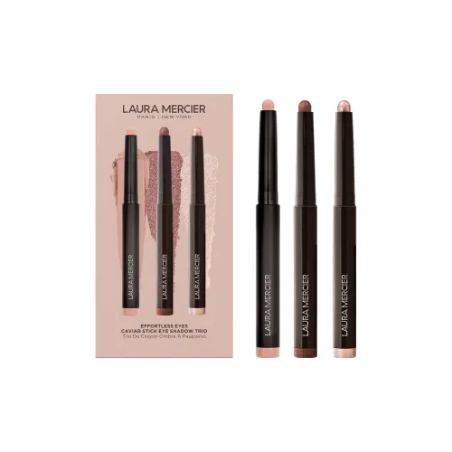 LauraMercier Яркий Макияж Тени для век в виде стика Одежда Наборы Легко смешиваемые для улучшения глаз 1,64г*3