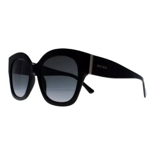 Jimmy Choo Пластик Квадратные Солнцезащитные очки Женские Черные