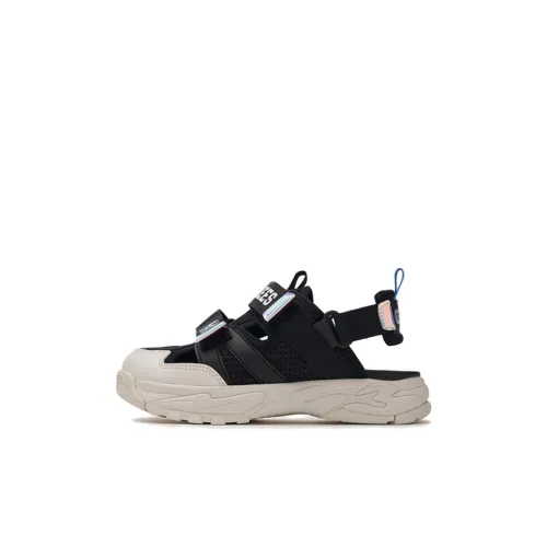 MLB New York Yankees Противоскользящие Амортизирующие и Дышащие Детские Сандалии Черный Бежевый Детский