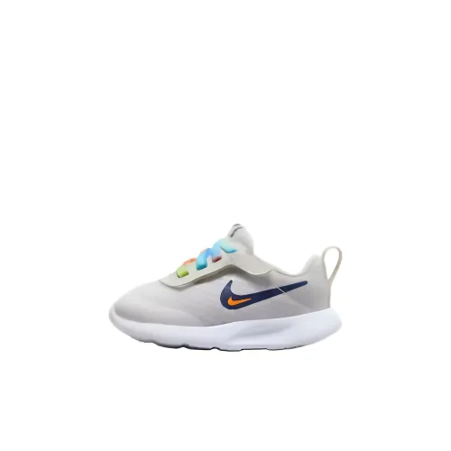 nike Устойчивый к истиранию низкий топ Спортивная повседневная обувь Серый Синий Для малышей и детей дошкольного возраста