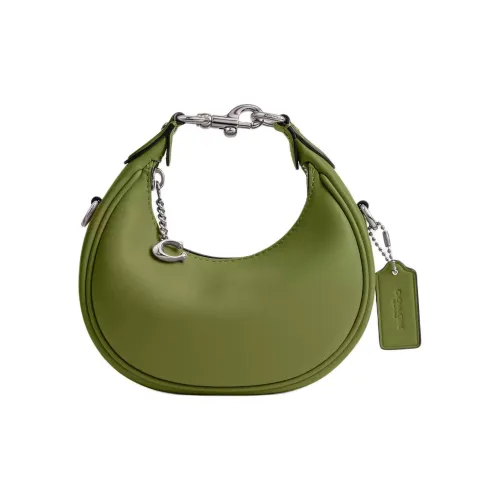 COACH JONIE Сумка из кожи Полумесяц Сумка через плечо Сумка мини Женская Серый Зеленый