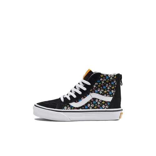 Vans SK8 HI MID Топ Kids Кеды Черный Белый Детский