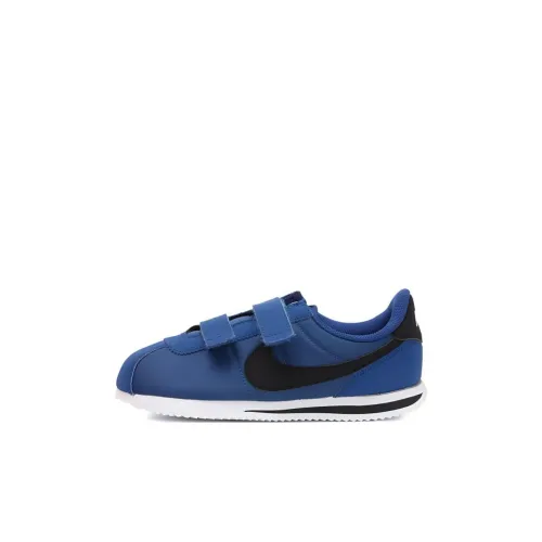 Nike Slip-Resistant Anti-KICK Low Top Детская беговая обувь Синий Черный для детей 3-7 лет