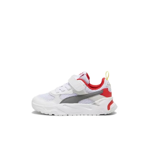 PUMA Scuderia Ferrari Детские повседневные кроссовки Белый для детей 3-7 лет