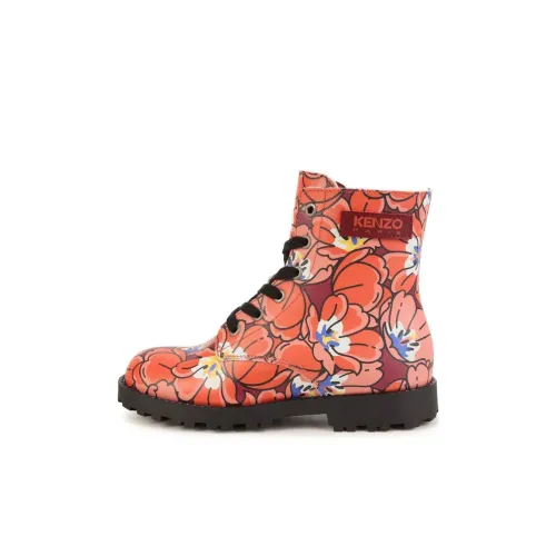 KENZO Детские кожаные сапоги Апельсин Kids