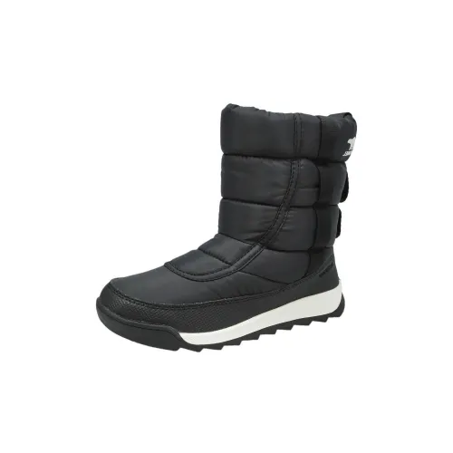 SOREL Водонепроницаемый Низкий Верх Детские Ботинки Черные Детские