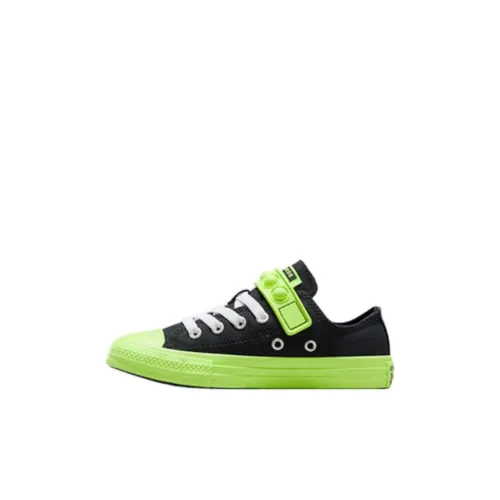 Converse Chuck Taylor All Star Low Топ Kids Кеды Черно-зеленый Дети Возраст 3-7 лет