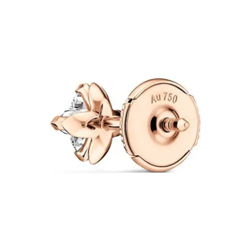 LOUIS VUITTON 18K Розовое золото Серьги-гвоздики Унисекс