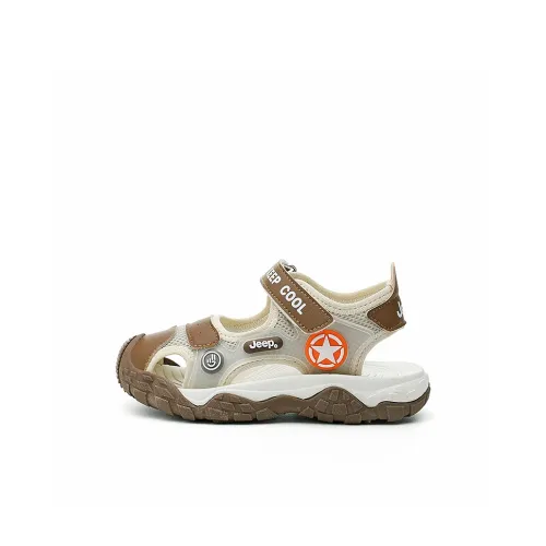 JEEP Детские сандалии бежево-коричневый детский