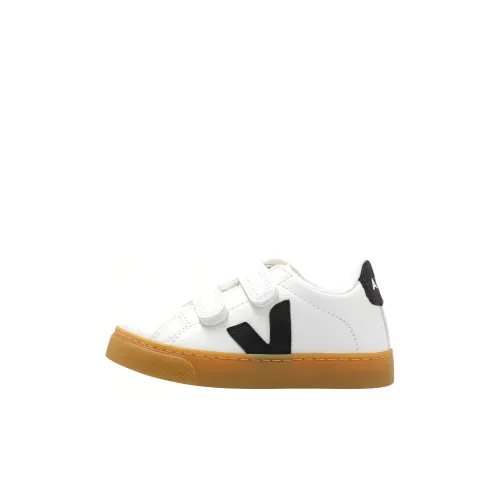 VEJA Low Топ Детский Скейтбординг Белый Черный Детский