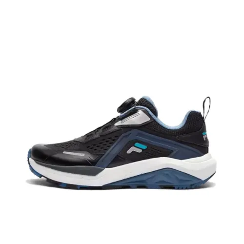 FILA KIDS Низкий топ Детские тренировочные кроссовки Черные