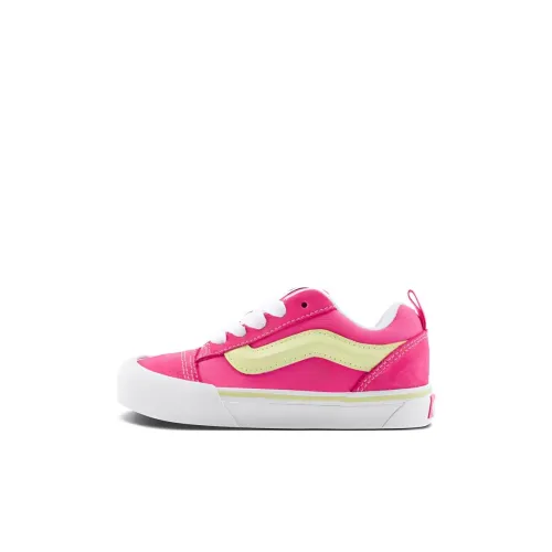 Vans Knu Skool Детские Скейтбординги Низкий Топ Розовый Kids
