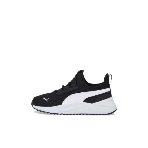 PUMA Pacer Easy Street Детская беговая обувь Низкий топ Черный/Белый Для дошкольников