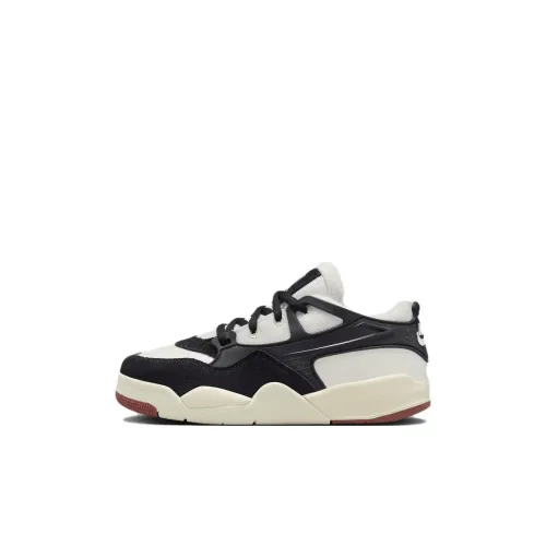 Jordan Air Джордан AJ4 Противоскользящие Устойчивые к Износу Детские Лифтайн Шувз Черные Для Детей Возрастом 3-7 Лет