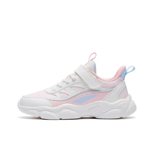 361°KIDS Противоскользящие амортизирующие обувь для детей с сопротивлением к истиранию и отскоку розово-белые для подростков