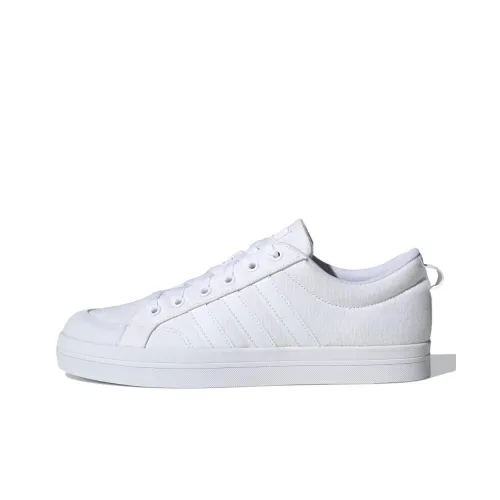 Adidas Bravada Slip-resistant Abrasion-resistant Low-top Canvas Shoes Men's White Adidas Bravada Противоскользящие Устойчивые к истиранию Низкие Кеды Мужские Белые