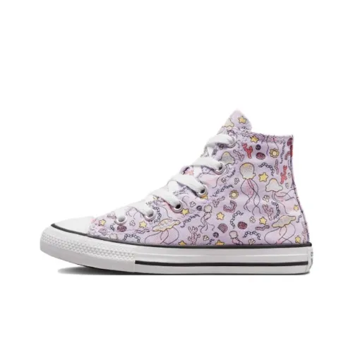 Converse Chuck Taylor All Star High Top Kids Кеды Purple White Подростки