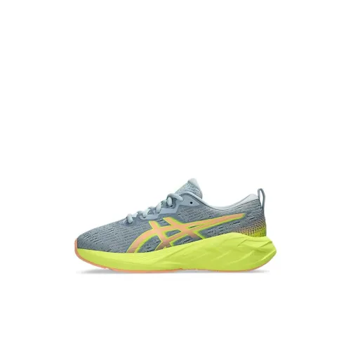 Asics Novablast 4 Детские беговые кроссовки Низкий топ Желтый Серый Оранжевый Kids