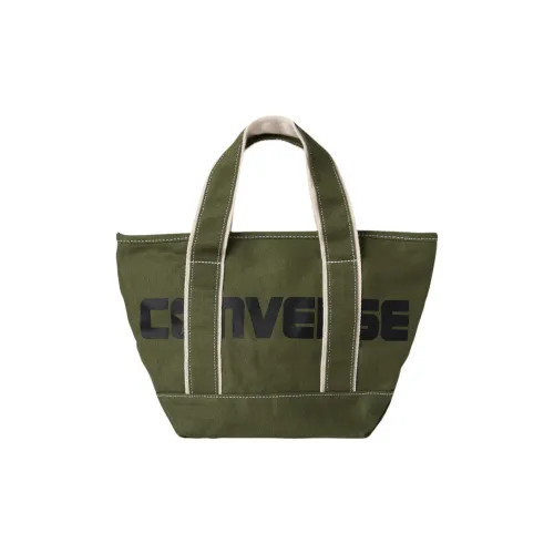 Конверс Хлопок Тоут Сумка Сумка для покупок Сумка Маленькая Женская Хаки