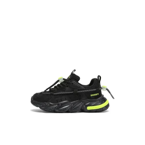 SNOOPY Adventurer Повседневная Детская Обувь Низкий Топ Черный Kids