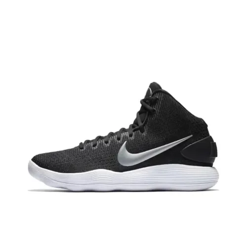 nike Hyperdunk 2017 Slip-Resistant MID Беговые кроссовки Женские Черные