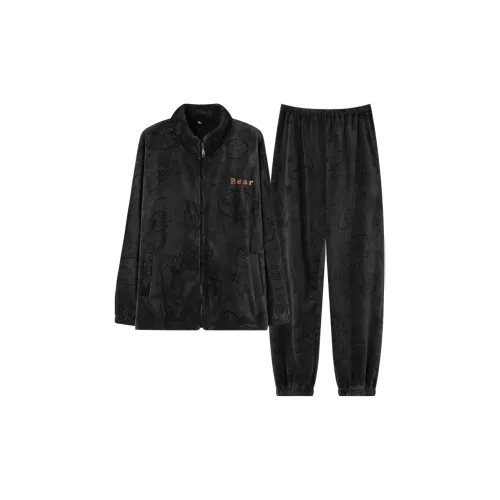 CHUDUAN Пижамный комплект мужской темно-серый