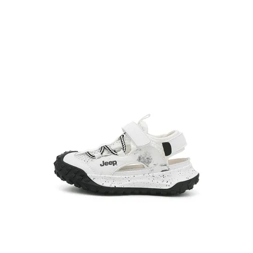 JEEP Без подкладки Сетка Cut Out Пляжные сандалии Устойчивые к истиранию Дышащие Легкие Детские сандалии для малышей