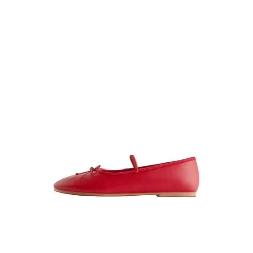 ZARA Детская кожаная обувь Low Top Красная Kids