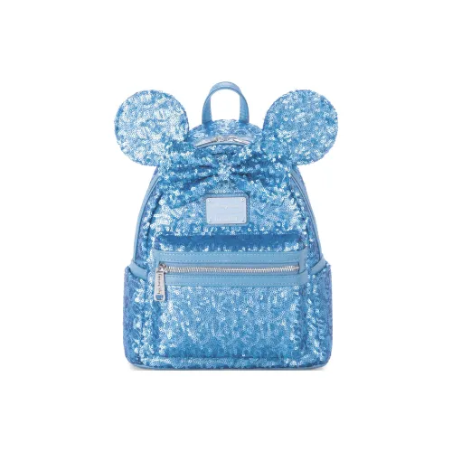 Disney ПУ (полиуретан) Рюкзак Мини Женский Синий