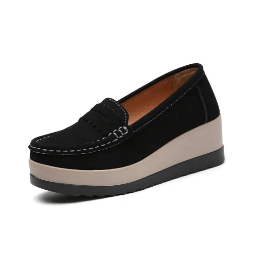 Reivanti Лоферы с резиновым подошвой Женские Черные