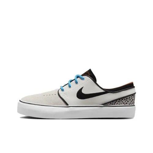 Nike SB Slip Resistant Abrasion Resistant Низкий Топ Детские Скейтбординги Серый Белый Подростки