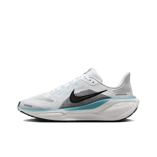 Nike Pegasus 41 Амортизация Низкий Топ Детская Беговая Обувь Белый Черный