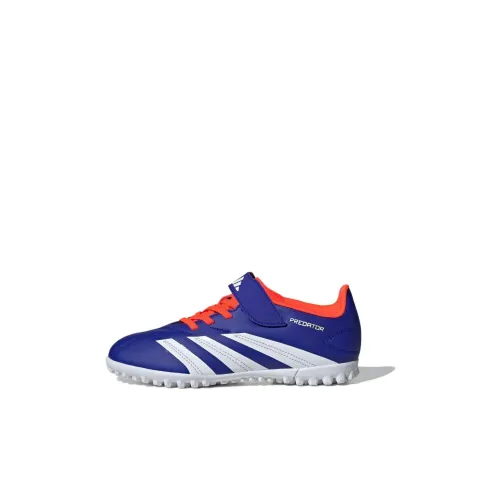 Adidas Predator CLUB Детские футбольные бутсы с низким верхом Ярко-синий/Белый/Красный Флуоресцентный Kids
