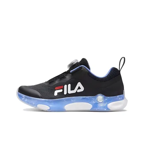 FILA KIDS Sundae Rebound Износостойкий Низкий Топ Детская Беговая Обувь Черный