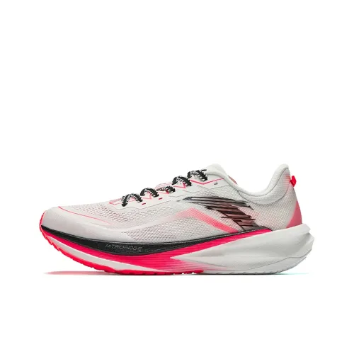 ANTA Беговые кроссовки Low Top Папирус Белый Флуоресцентный Красный Основной Черный Мужской