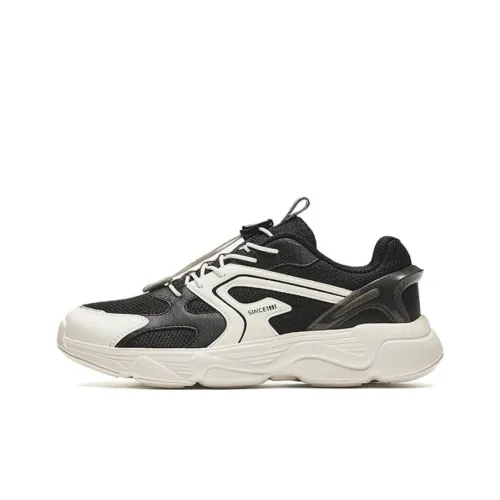 Antakids Mountain and sea Устойчивый к истиранию Низкий Топ Детские Лайфстайл Обувь Черный Белый Подростки