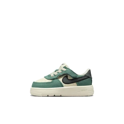 nike Force 1 Low LV8 EasyOn противоскользящая устойчивая к истиранию низкий топ обувь для малышей зеленый для младенцев и малышей