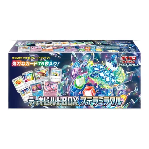 POKEMON Алый Фиолетовый Hull Construction Коробка 'Strata Miracle' Карты для дуэлей Gift Box Set