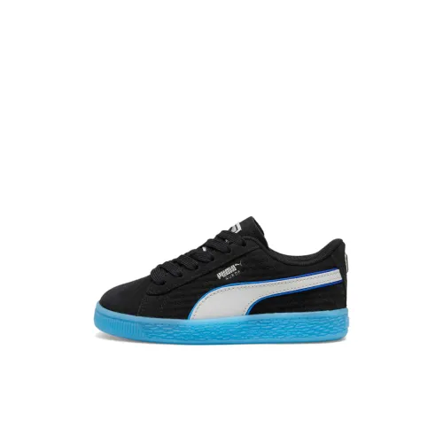 PLAYSTATION X PUMA Suede Series Low Топ Детские Скейтбординги Чёрно-синий Children Возраст 3-7 лет