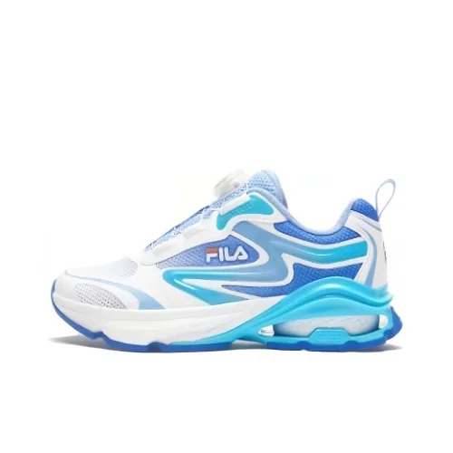 FILA KIDS Амортизация устойчивость к истиранию дышащий противоскользящий поддержка низкий топ детская беговая обувь
