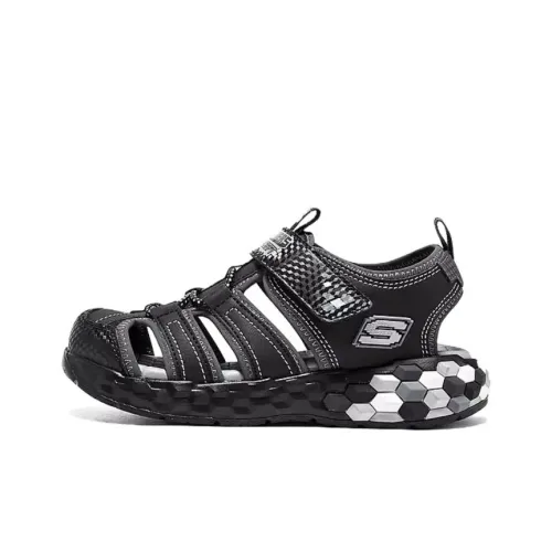 SKECHERS BOYS Детские Сандалии Черные Серые Подростки