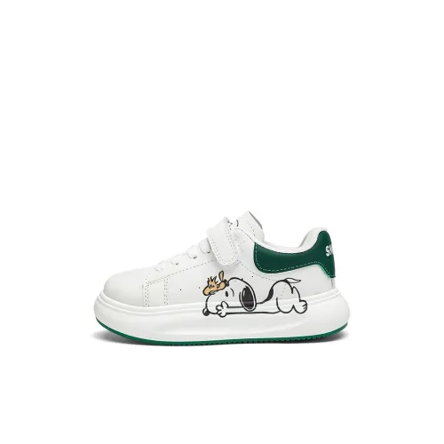 SNOOPY Happiness Puppy Slip-resistant Abrasion-resistant Детские Скейтборды Белый Зеленый Малыш