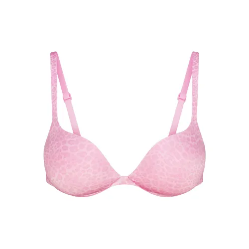 SKIMS FW24 Ultimate Бюстгальтер TEARDROP PUSH Вверх Бюстгальтер Женские 1 шт Жвачка Леопардовый принт Жвачка Леопардовый принт