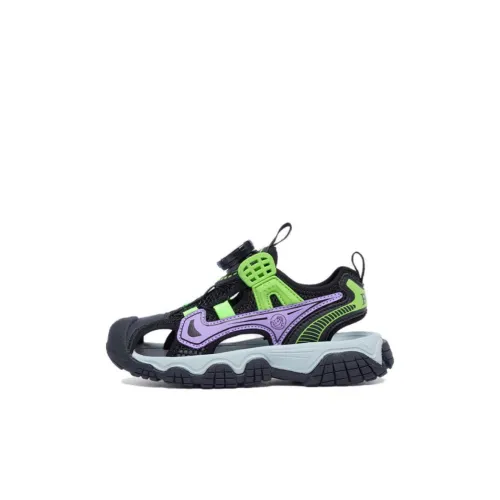 Disney Toy Story Series Противоскользящие Дышащие Быстросохнущие Детские Сандалии Черные Фиолетовые Детские